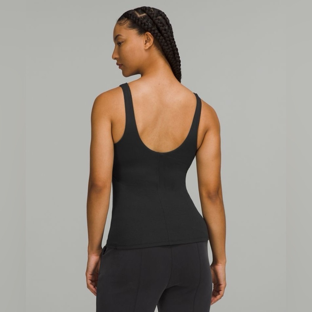 Lululemon Black Ribbed Micro-Modal Tank Top - Picture 3 of 12